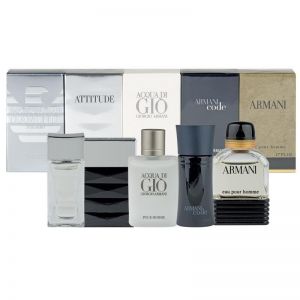 giorgio armani men's miniature fragrance gift set
